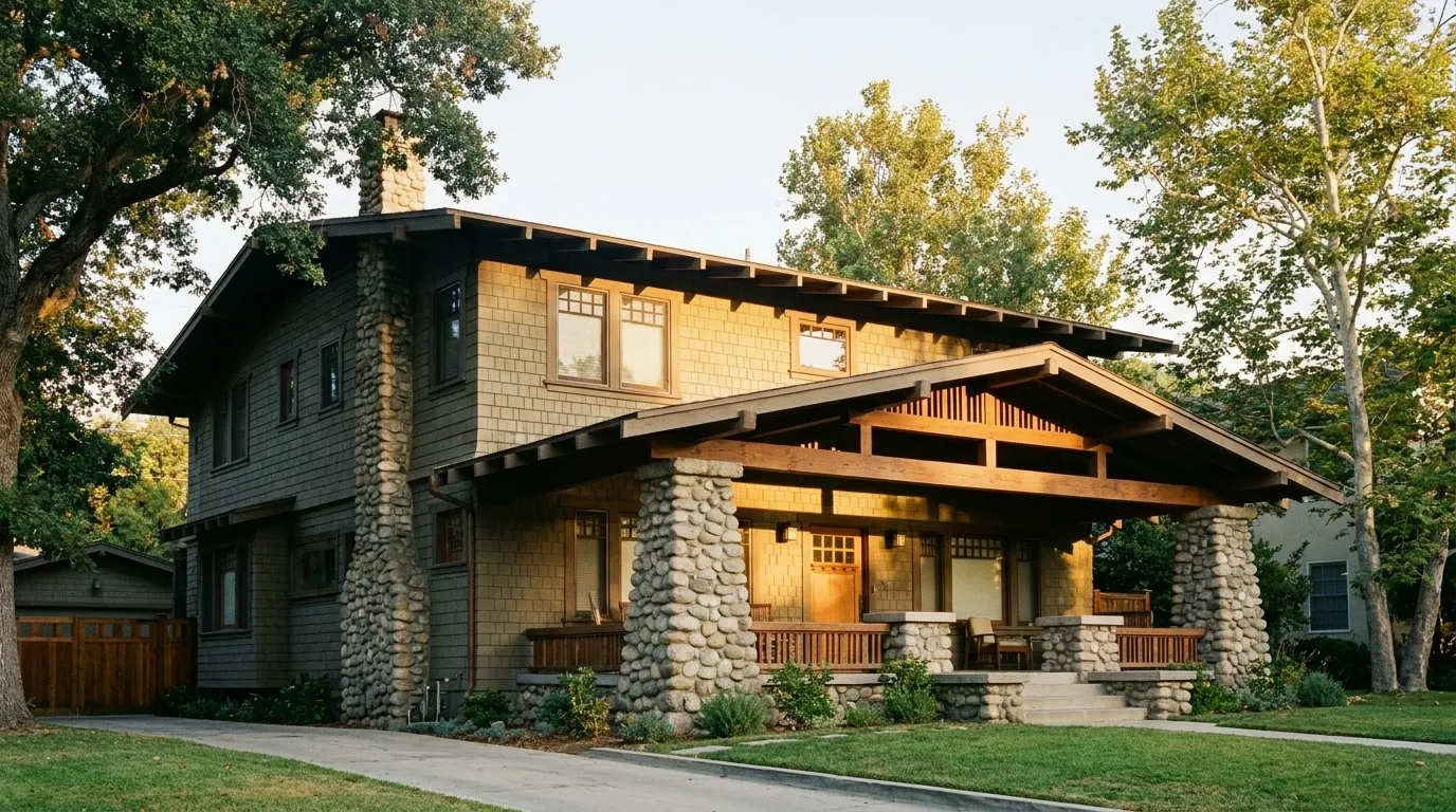 Craftsman architecture in South Pasadena