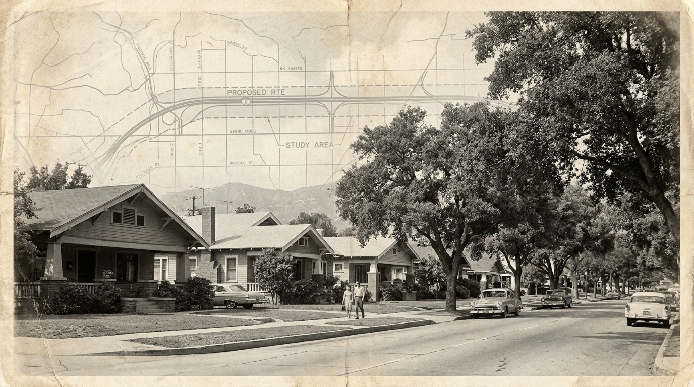 Historic South Pasadena neighborhood threatened by the proposed 710 Freeway extension